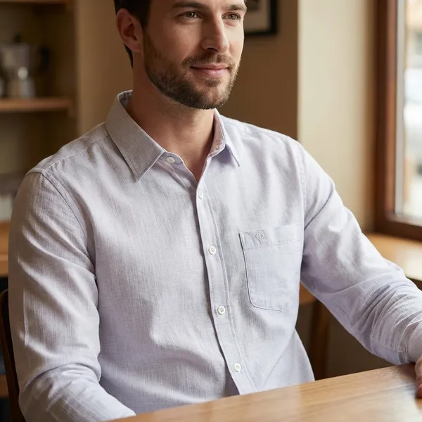 Lavender_soft_Linen_Formal_Shirt_For_Men