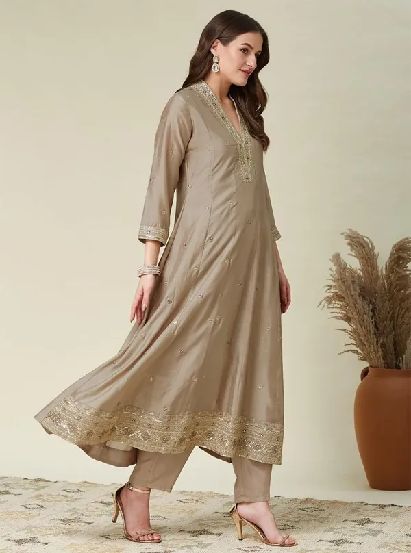 Sage_Green_Vichitra_Anarkali_Suit_Set_For_Women