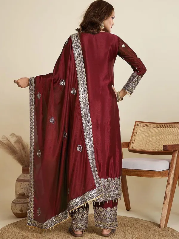 Maroon_Jalpari_Pakistani_Suit_Set_For_Women