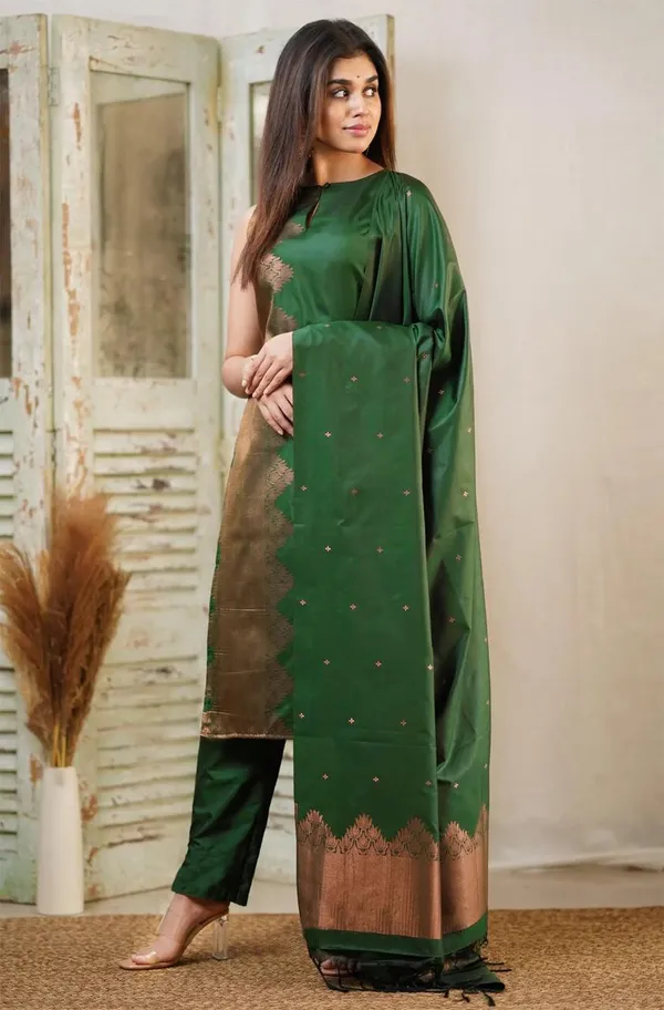 Green_Art_Silk_Salwar_Suit_Set_For_Women