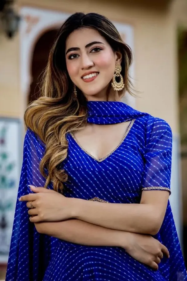 Royal_Blue_Bandhani_Print_Lehenga_Choli_Set_with_Dupatta