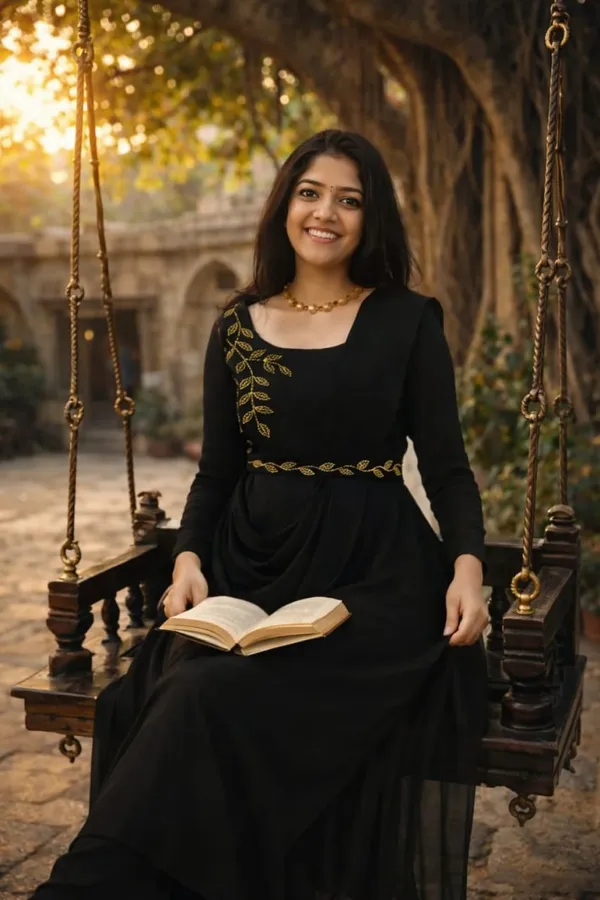 Women_Black_Embroidered_Anarkali_Gown_With_Dupatta