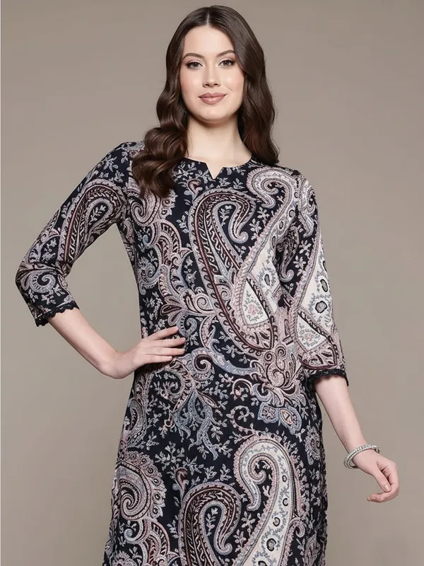 Women's_Black_Paisley_Printed_Kurta_Palazzo_Set_with_Dupatta