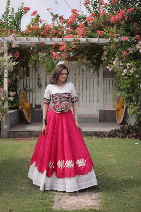 Women's_Embroidered_Crop_Top_&_Flared_Lehenga_Set_–_Rani_Pink_Edition_&_NAVRATRI_LEHENGA_CHOLI