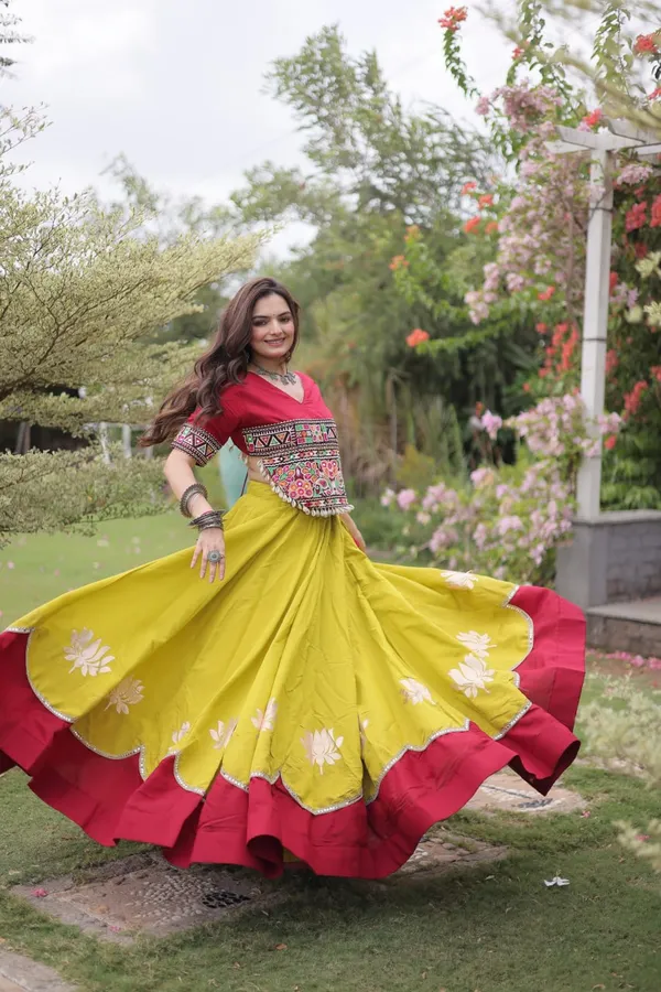 Women's_Mustard_Yellow_Flared_Cotton_Lehenga_with_Red_Kutch_Embroidered_Blouse_&_NAVRATRI_LEHENGA_CHOLI