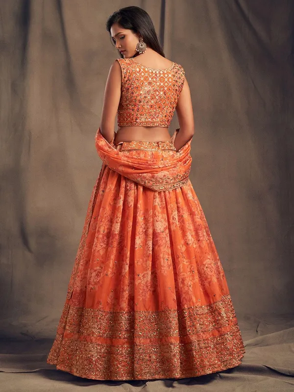 Women's_Peach_Floral_Printed_Lehenga_Choli_with_Embroidered_Blouse_&_Dupatta