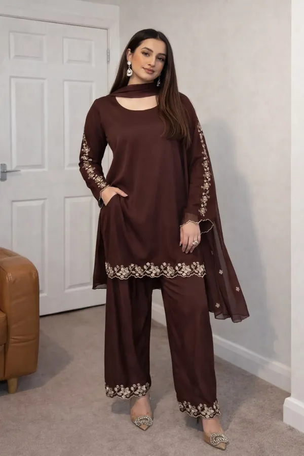 Women's_Premium_Maroon_Embroidered_Kurta_Palazzo_Dupatta_Set