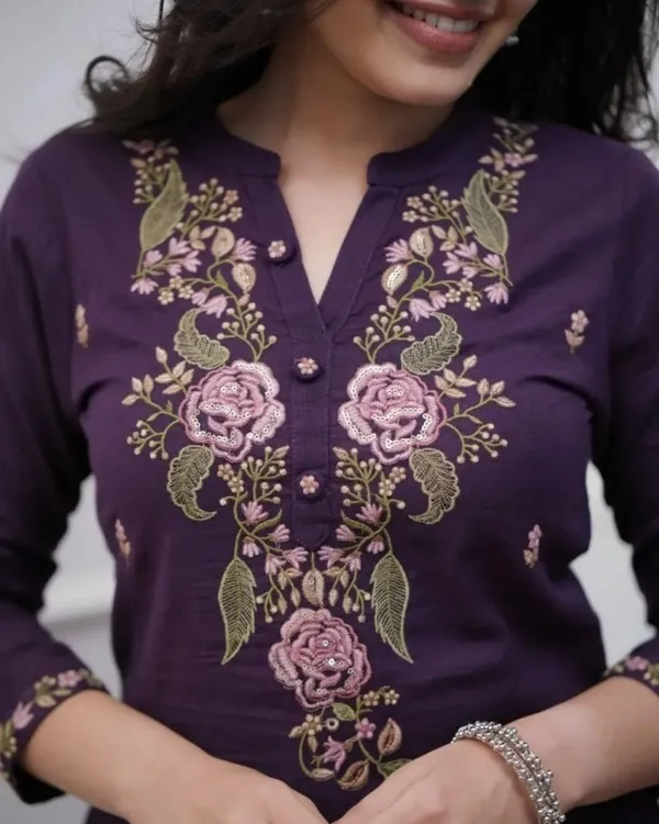 Women's_Premium_Purple_Floral_Embroidered_Kurta_Pant_&_Dupatta_Set