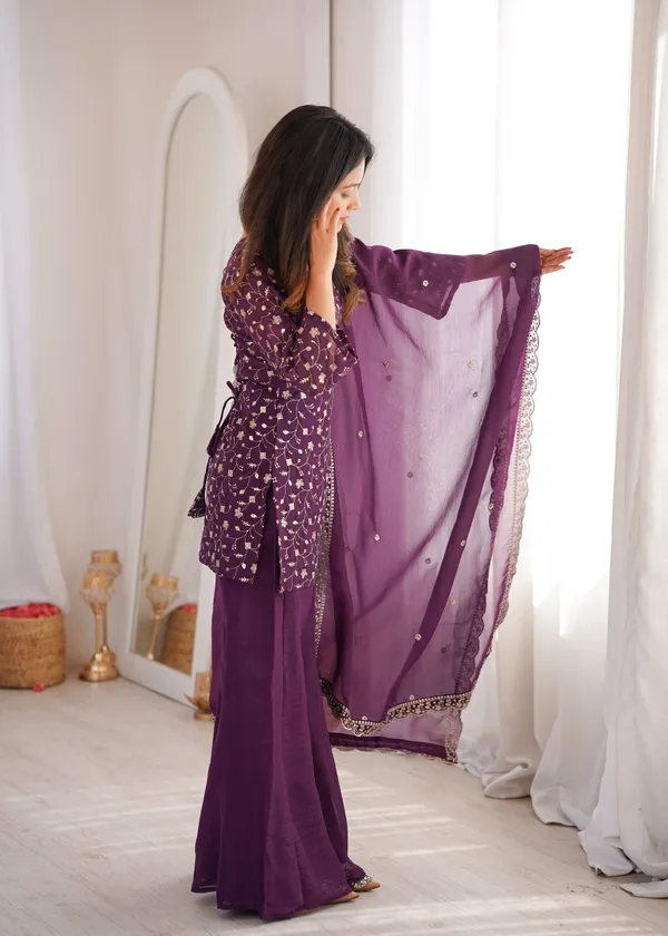 Women’s_Purple_Embroidered_Kurta_Palazzo_with_Dupatta_Set
