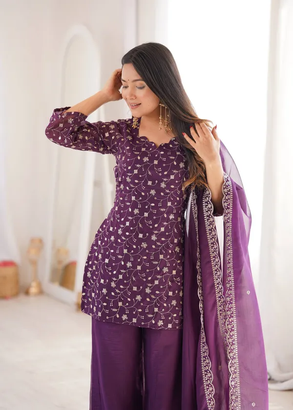 Women’s_Purple_Embroidered_Kurta_Palazzo_with_Dupatta_Set