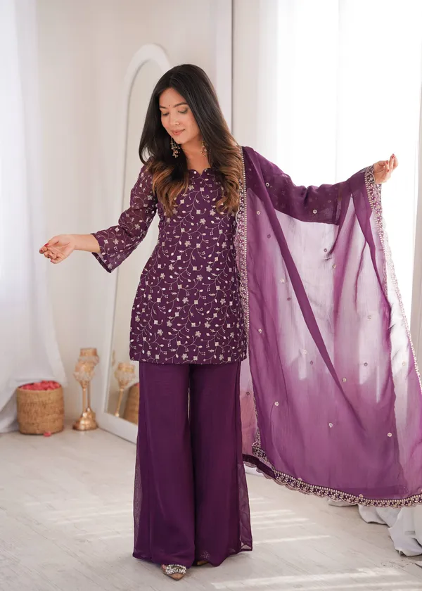 Women’s_Purple_Embroidered_Kurta_Palazzo_with_Dupatta_Set