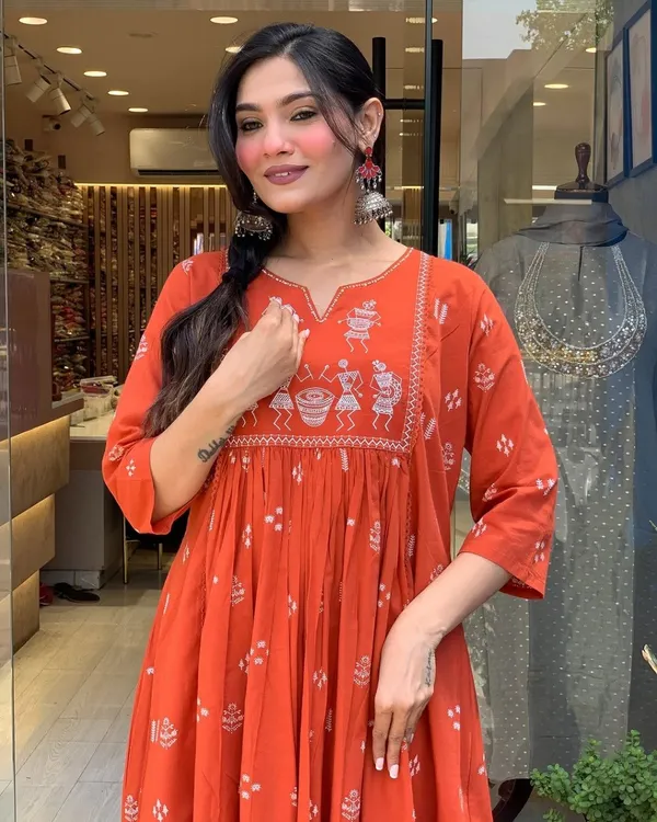 Women's_Rust_Orange_Printed_Anarkali_Kurta_Pant_&_Dupatta_Set