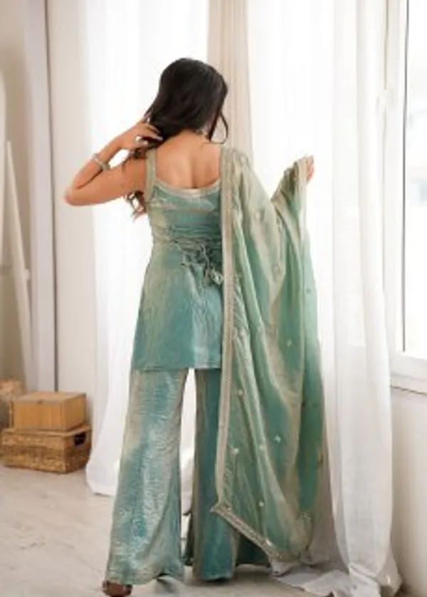 Women’s_Sea_Green_Embroidered_Kurta_Palazzo_with_Dupatta_Set