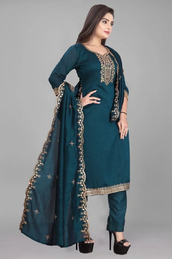 Women's_Teal_Blue_Embroidered_Kurta_Pant_with_Dupatta_Set
