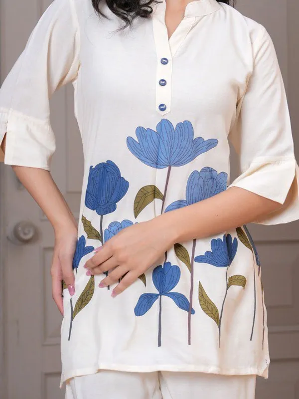 Women's_White_Blue_Floral_Printed_Co-Ord_Set