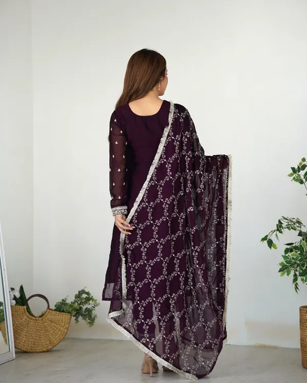Women's_Wine_Embroidered_Kurta_Palazzo_with_Dupatta_Set