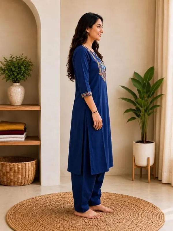 Classic_Indigo_Kurta_Pant_Set