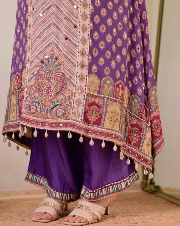 Pink_And_Purple_Ethnic_Printed_Suit_Set_With_Dupatta