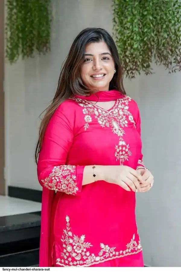 Fancy_Mul_Chanderi_Sharara_Suit_Pink_Embroidered_Ethnic_Wear