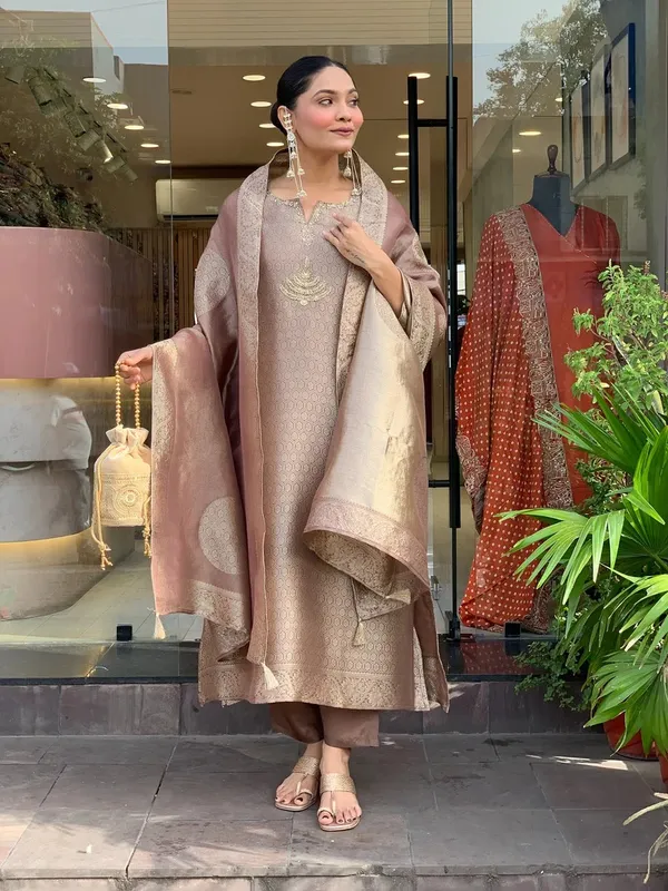 Elegant_Beige_Embroidered_Kurta_Set_With_Dupatta