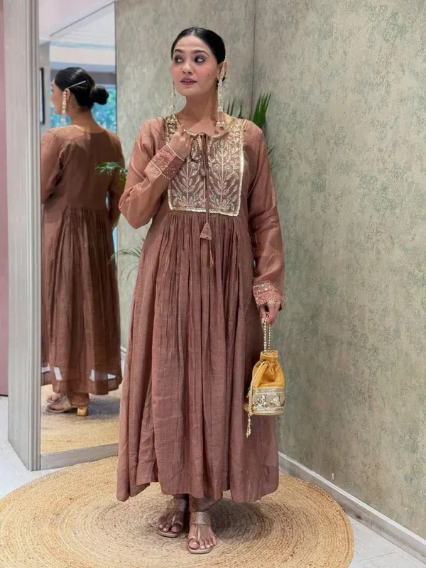 Ethnic_Anarkali_Kurta_Set_With_Embroidered_Jacket_Dusty_Rose