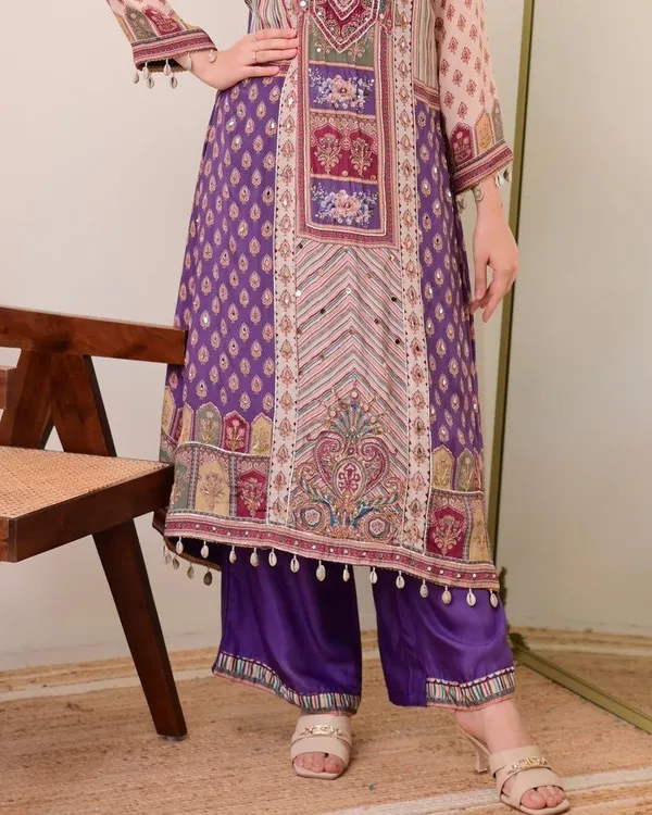 Pink_And_Purple_Ethnic_Printed_Suit_Set_With_Dupatta