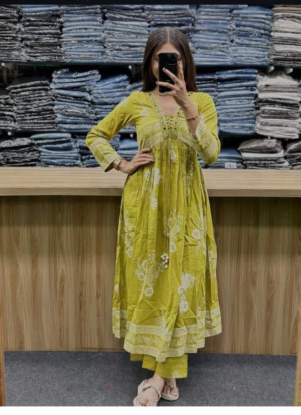 Lime_Green_Embroidered_Anarkali_Suit_Set_With_Dupatta