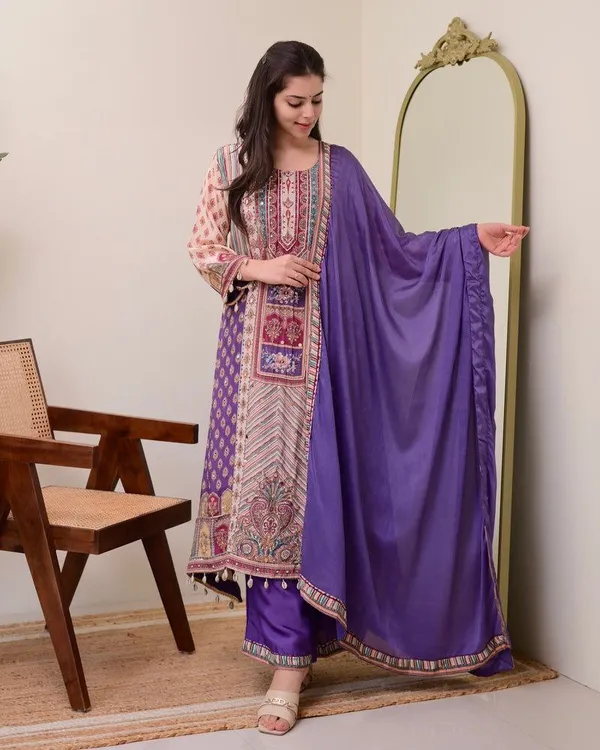 Pink_And_Purple_Ethnic_Printed_Suit_Set_With_Dupatta