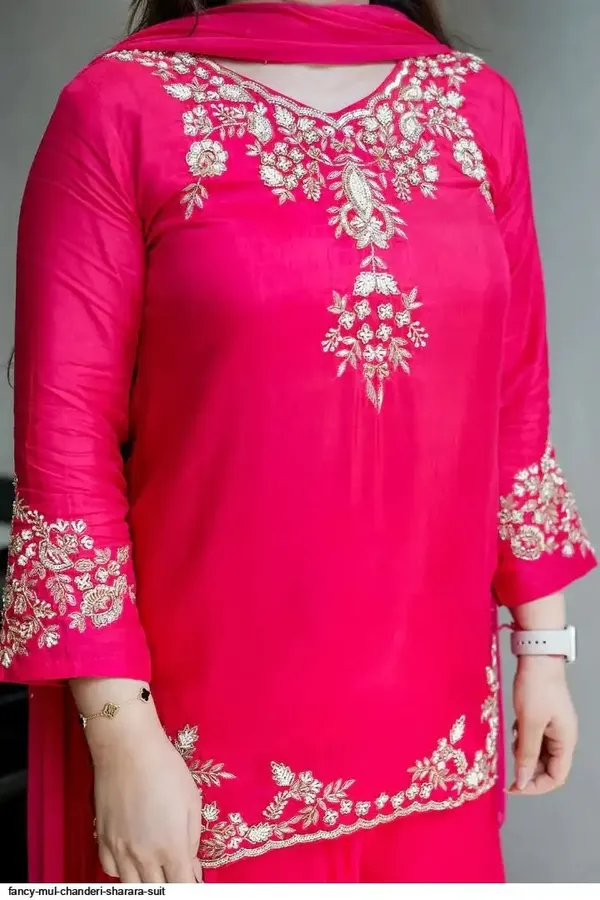 Fancy_Mul_Chanderi_Sharara_Suit_Pink_Embroidered_Ethnic_Wear