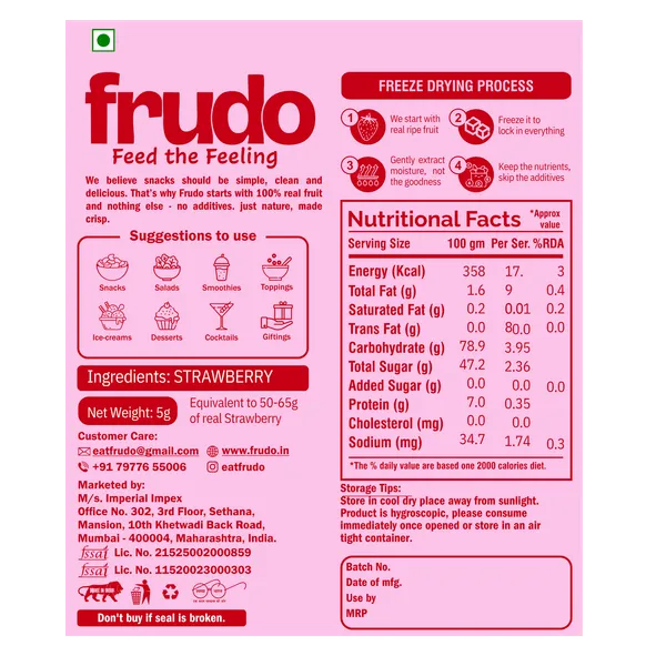 Frudo_Freeze_Dried_Strawberry_Fruit_Bites_100_Crispy_Snack_Chips_No_Added_Sugar_Vegan_Gluten_Free_Non_Fried_10_Grams__Strawberry_Pack_Of_10