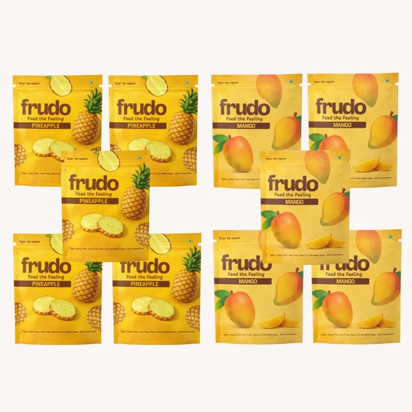 Frudo_PM_Freeze_Dried_Fruit_Snack_Combo_5_Each_-_Pineapple_+_Mango_|_No_Added_Sugar_Vegan_Gluten_Free_Crunchy_Bites_|_Pack_Of_10