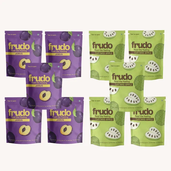 Frudo_JC_Freeze_Dried_Fruit_Snack_Combo_5_Each_-_Jamun_+_CustardApple_|_No_Added_Sugar_Vegan_Gluten_Free_Crunchy_Bites_|_Pack_Of_10