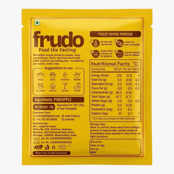 Frudo_Freeze_Dried_Pineapple_Chips_10G_Real_Crispy_Fruit_Snack_Non_Fried_No_Preservatives_Vegan_Gluten_Free_Tropical_Snack__Pineapple_Pack_Of_5