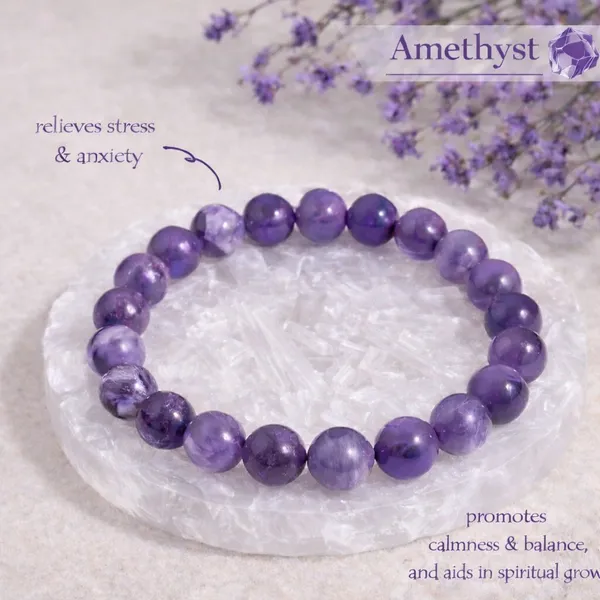 Natural_Amethyst_Bracelet_Free_Selenite_plate_