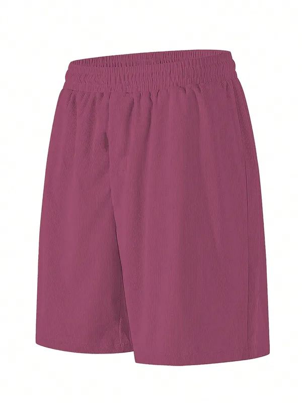 Mens_Purple_Drawstring_Swim_Shorts_With_Pockets