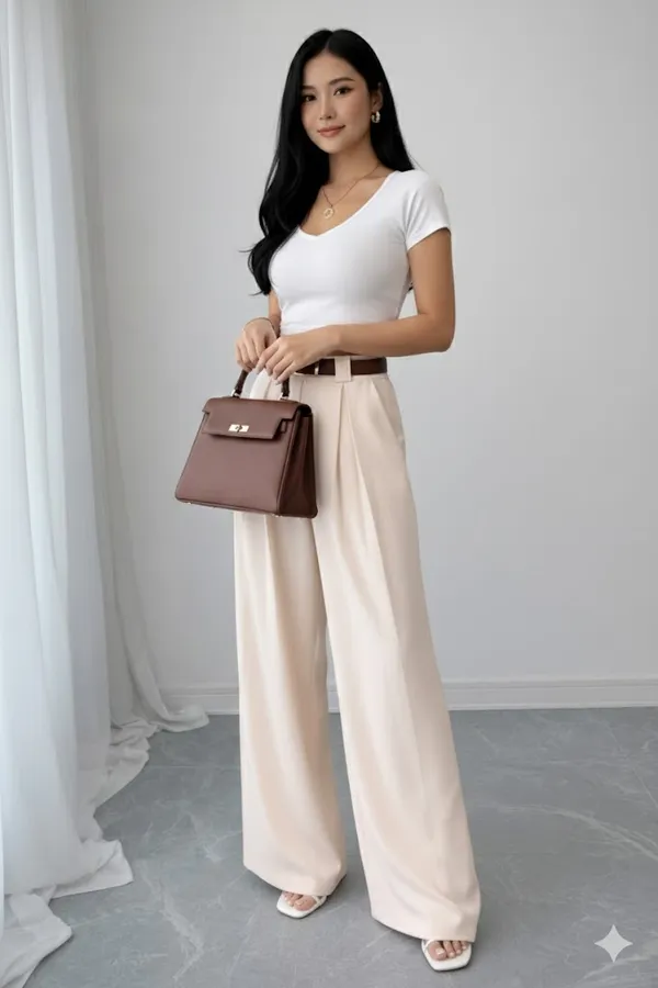 High-Waisted_Wide_Leg_Pleated_Trousers_-_Beige