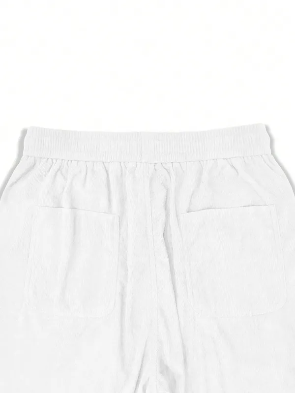 Mens_White_Corduroy_Relaxed_Fit_Cargo_Pants