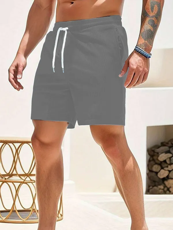Mens_Grey_Athletic_Shorts