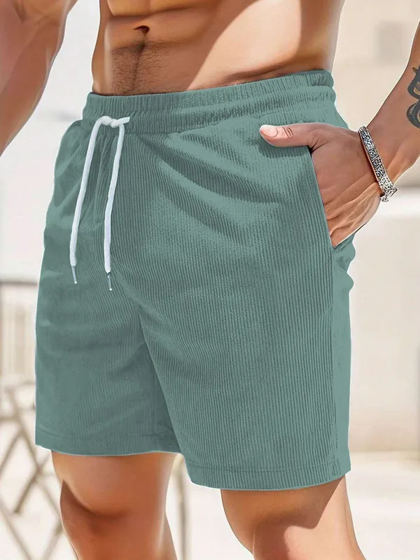 Mens_Corduroy_Drawstring_Shorts_-_Sage_Green