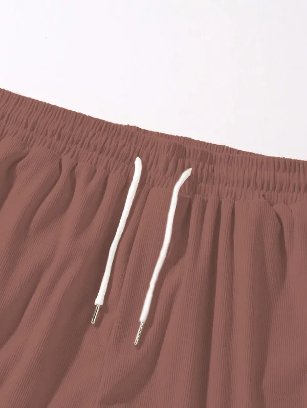 Mens_Dusty_Rose_Ribbed_Drawstring_Shorts