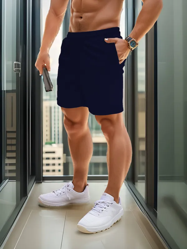 Mens_Navy_Blue_Athletic_Shorts