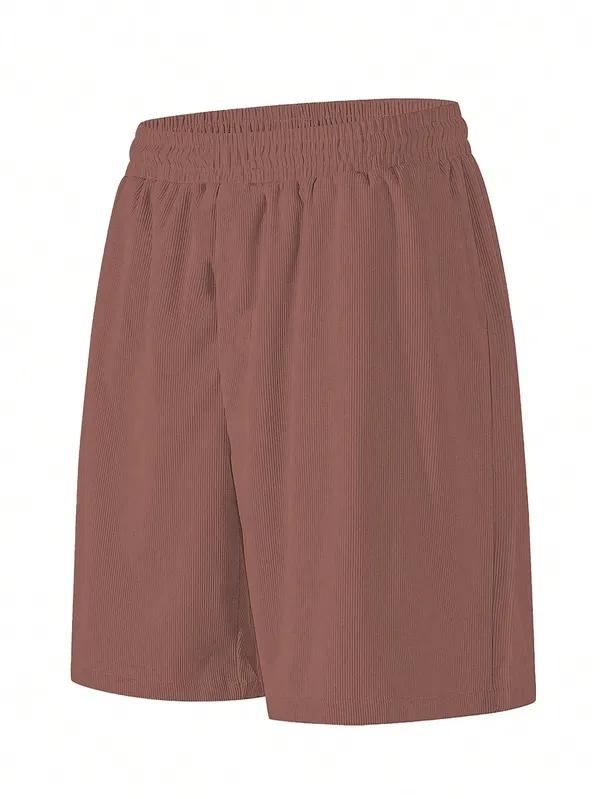 Mens_Dusty_Rose_Ribbed_Drawstring_Shorts
