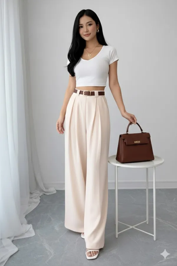 High-Waisted_Wide_Leg_Pleated_Trousers_-_Beige