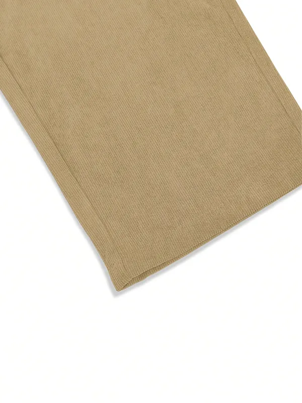 Mens_Beige_Corduroy_Wide_Leg_Pants_With_Elastic_Waist