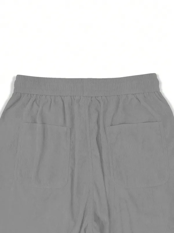 Grey_Drawstring_Waist_Casual_Lounge_Pants