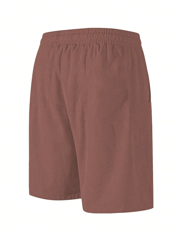 Mens_Dusty_Rose_Ribbed_Drawstring_Shorts