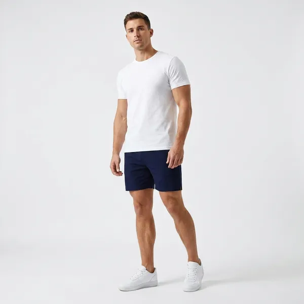 Mens_Navy_Blue_Athletic_Shorts