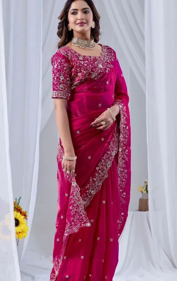 ELEGANT_PINK_COLOUR_SAREE_WITH_CHIFFON_SILK_FABRIC