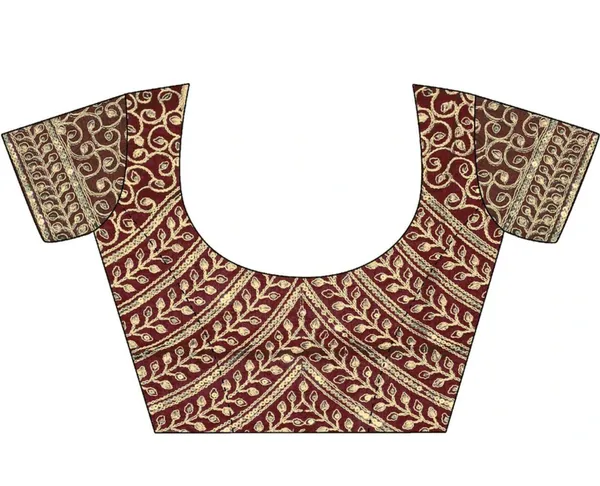 Elegant_Maroon_Organza_Saree_with_Heavy_Embroidered_Blouse_✨