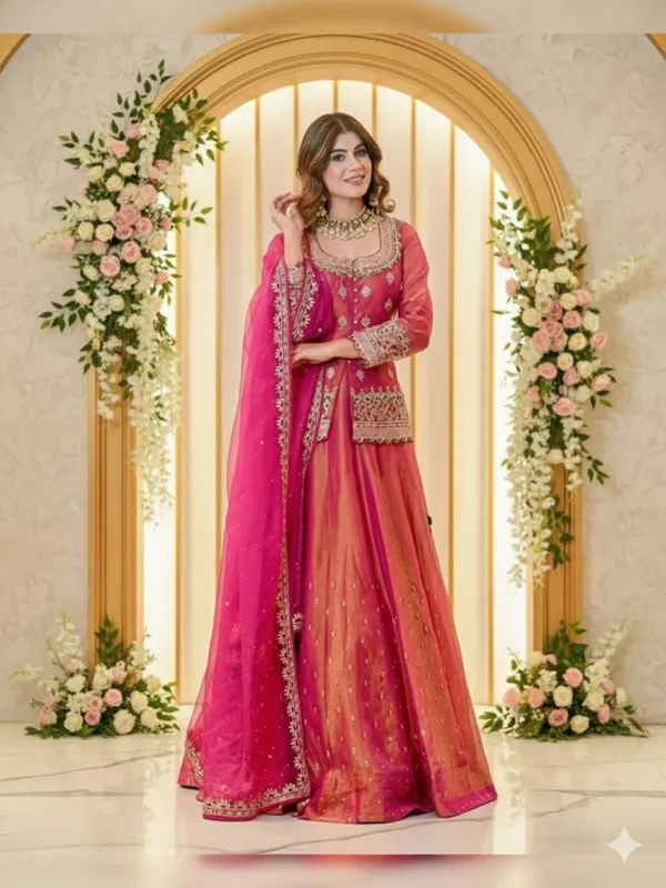 Elegant_Pink_Designer_Lehenga